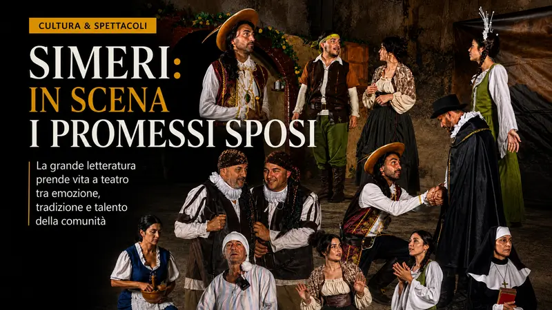 I Promessi Sposi” in vernacolo conquistano Simeri: risate e cultura nella splendida Collegiata.