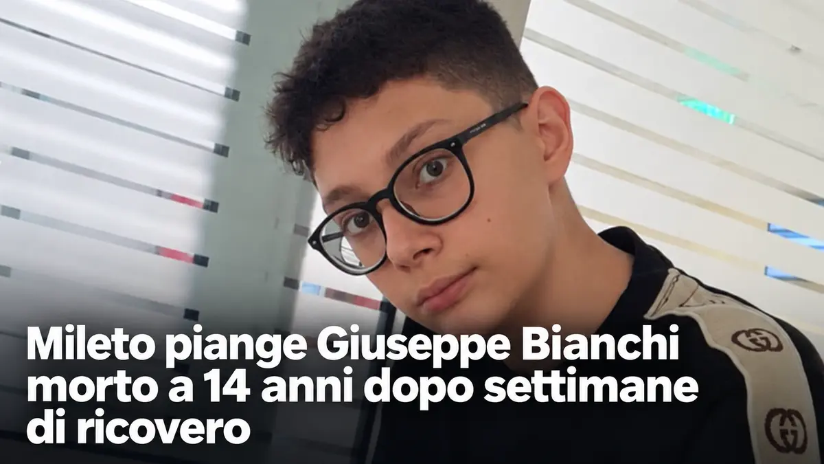 La Calabria piange Giuseppe Bianchi morto a 14 anni dopo settimane di ricovero