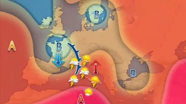 Prima settimana di settembre: temporali intensi e temperature sopra la media