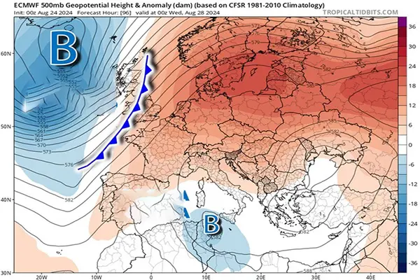 Meteo: in arrivo una goccia fredda, previsti forti temporali e grandine ecco i dettagli