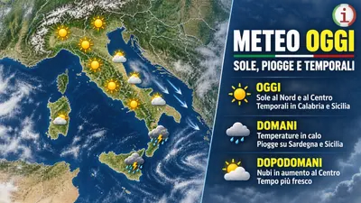 Meteo Italia, cambia lo scenario con aria fresca e temporali in arrivo