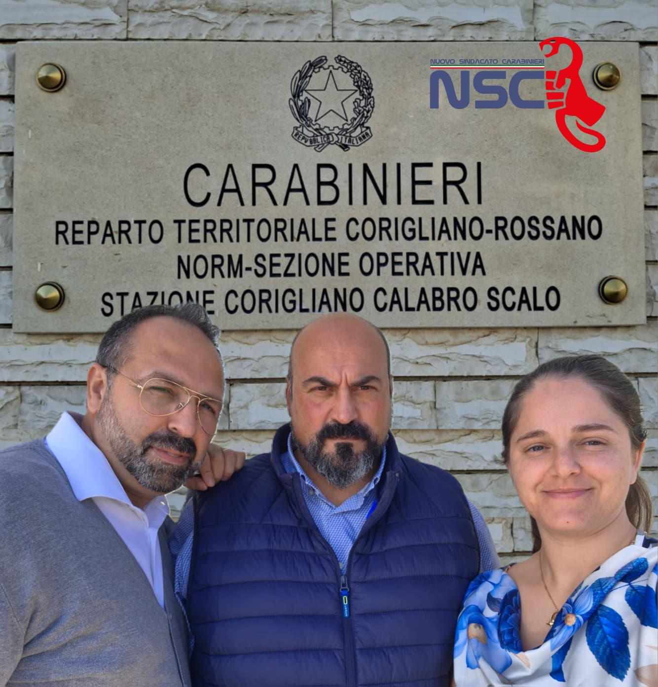  NSC in visita al Reparto Carabinieri di Corigliano Rossano e al Comando Provinciale Carabinieri di Cosenza: focus sui diritti e il benessere del personale. La proposta della sigla: il Reparto Territoriale di Corigliano Rossano sia elevato a Gruppo