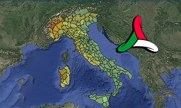 Meteo Italia Giovedì Santo di Burrasca Allerta Rossa sul Piemonte raffiche di vento e frane