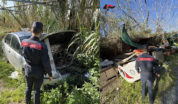 Acquappesa, scoperta discarica abusiva: sequestrata un’area di 4000 mq sul Tirreno cosentino