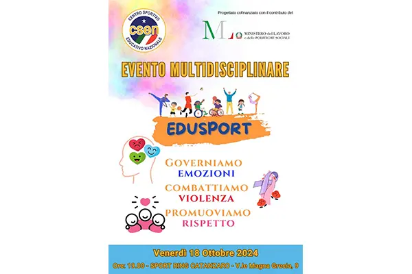 CSEN, in palestra è di casa la multidisciplinarietà con il progetto Edusport