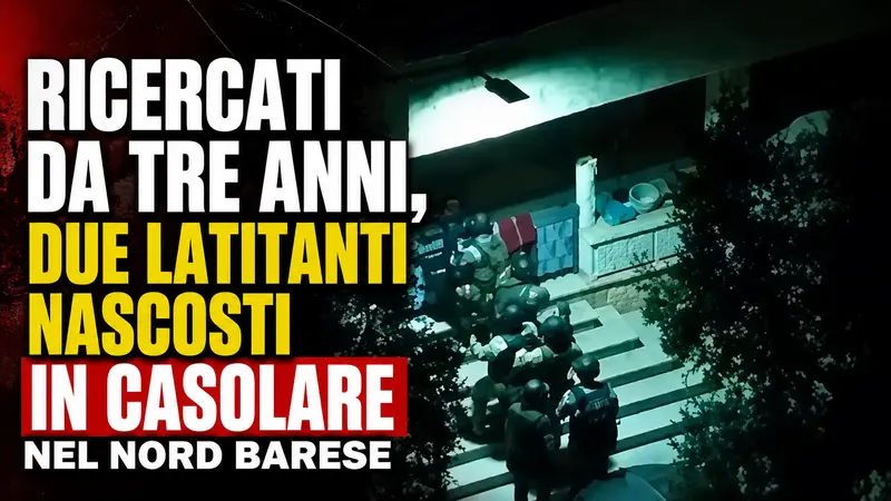 Bisceglie, catturati due latitanti dopo tre anni: si nascondevano in un casolare nelle campagne