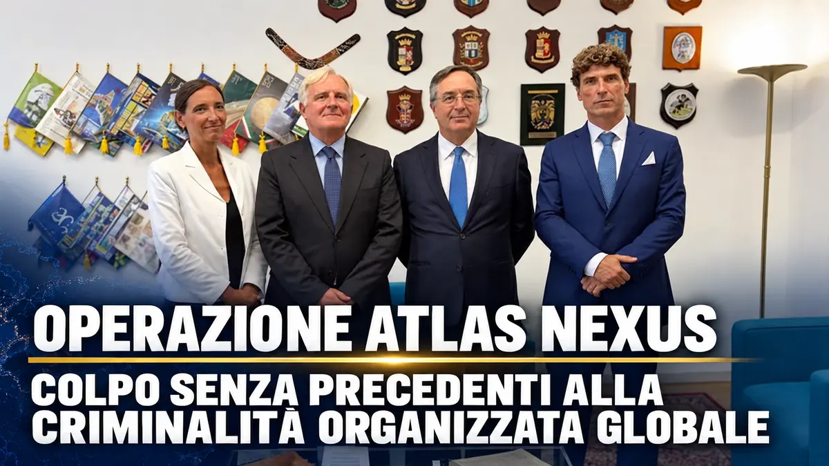 Operazione Atlas Nexus: Colpo Senza Precedenti alla Criminalità Organizzata Globale