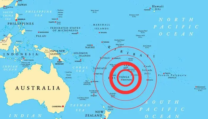 Paura a Tonga: terremoto di magnitudo 7.1 in mare, allerta tsunami
