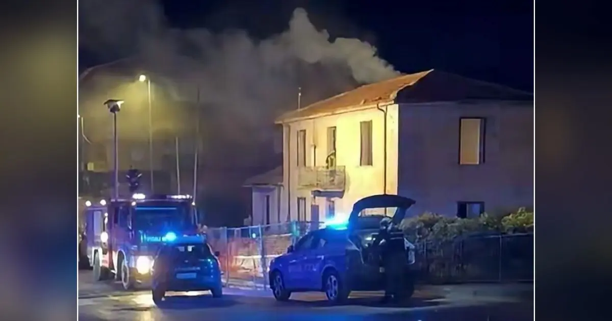 Incendio a Sora, denunciati i due senzatetto salvati dalla polizia
