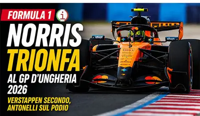 Formula 1 GP d'Ungheria 2026: Norris trionfa a Budapest davanti a Verstappen e Antonelli