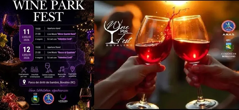 Bovalino: attesa per il “Wine Park Fest Bovalino 2026”. 