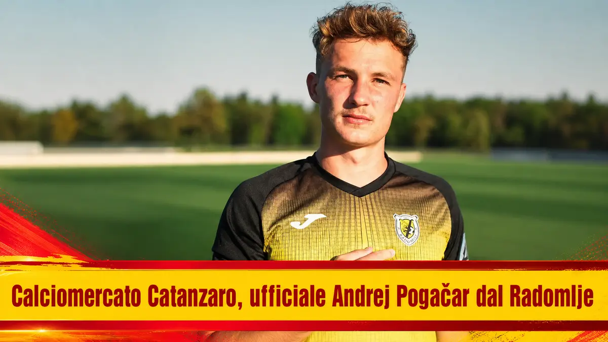Calciomercato Catanzaro, ufficiale Andrej Pogačar dal Radomlje