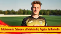 Calciomercato Catanzaro, ufficiale Andrej Pogačar dal Radomlje