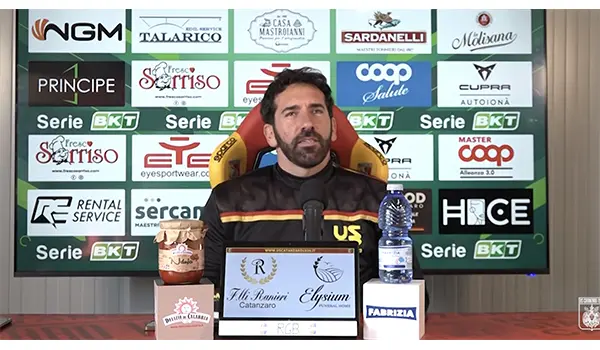 Serie B, Catanzaro-Pisa: Quagliata è arruolabile, Mister Caserta prepara la sfida (Video)
