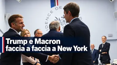 Trump e Macron faccia a faccia a New York durante l’Assemblea generale dell’ONU
