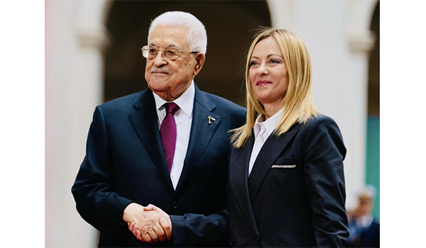 Meloni incontra Abbas: focus su Gaza e sul processo di pace