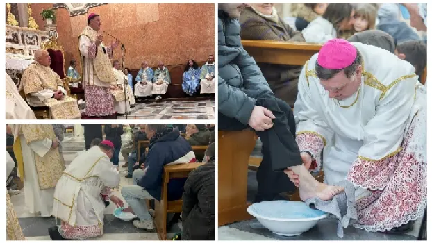 Messa in Coena Domini con Mons. Maniago nella Basilica “Maria SS. Immacolata”: una celebrazione di amore e servizio
