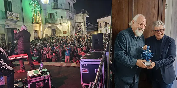 In tremila a Gimigliano per Eugenio Finardi, primo Live di “Fatti di Musica 2025 - Estate”.