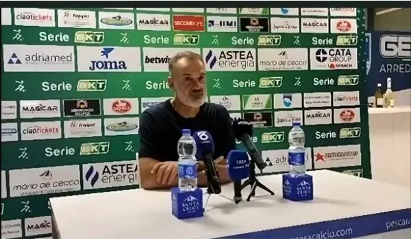 Pescara-Cesena 1-3, le parole di Vivarini: “Serve più cattiveria in Serie B” Video
