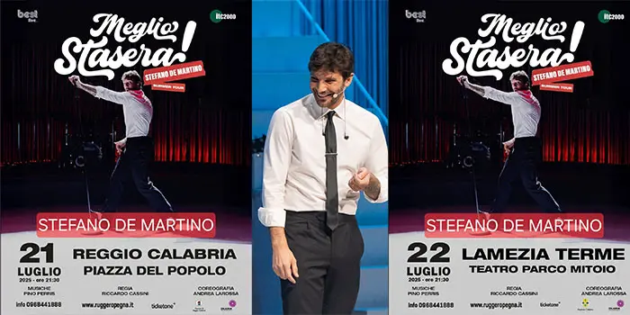 Fatti di Musica Festival, lo Show di Stefano De Martino a Reggio Calabria e Lamezia Terme