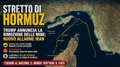 Guerra. Stretto di Hormuz, Trump annuncia la rimozione delle mine: nuovo allarme Iran