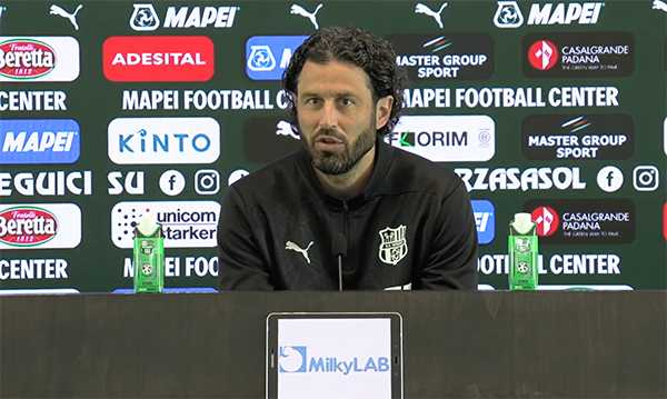 Sassuolo, la festa è pronta: Fabio Grosso carica l’ambiente prima del match con il Catanzaro (Video)