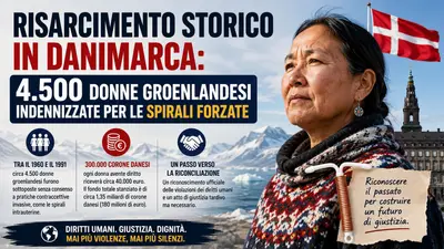 Risarcimento storico in Danimarca: 4.500 donne groenlandesi indennizzate per le spirali forzate