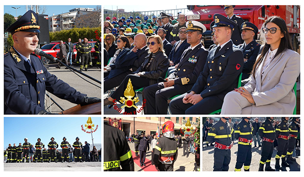 Crotone celebra l’87° anniversario dei Vigili del Fuoco: caserme aperte e quasi 6.000 interventi nel 2025. Foto