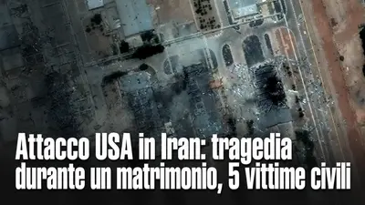 Attacco USA in Iran: tragedia durante un matrimonio, 5 vittime civili