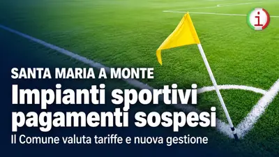 Santa Maria a Monte, il Comune sospende i pagamenti per gli impianti sportivi