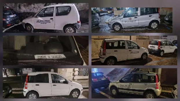 Catanzaro, i mezzi comunali occupano i parcheggi: residenti infuriati per la mancanza di posti auto