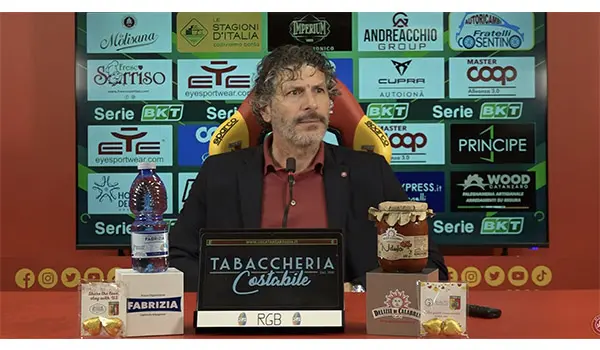 Cittadella beffato a Catanzaro: le parole del Mister  Dal Canto nel post-partita (Video)