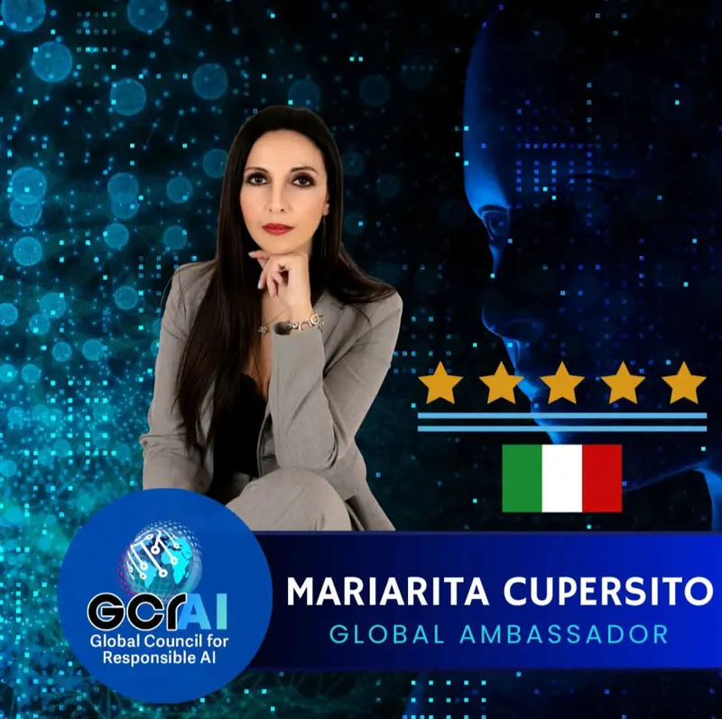 Mariarita Cupersito Ambasciatrice Globale per l'Italia al Global Council for Responsible AI