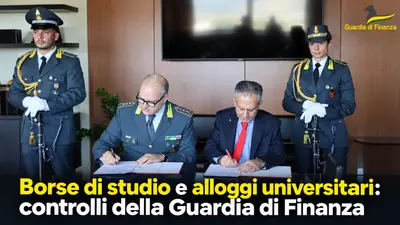 Borse di studio e alloggi universitari: controlli della Guardia di Finanza