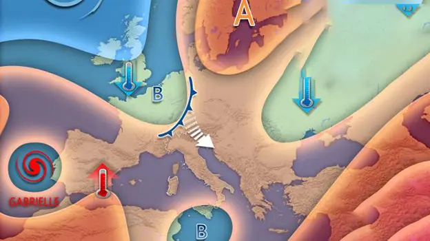 Meteo: nuova perturbazione in arrivo, freddo al Nord e neve sulle Alpi