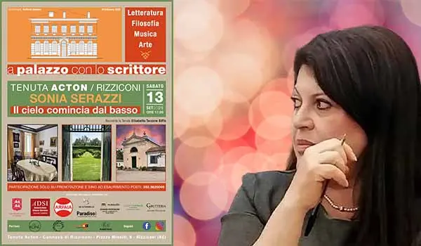 Sonia Serazzi ospite di «A Palazzo con lo Scrittore»