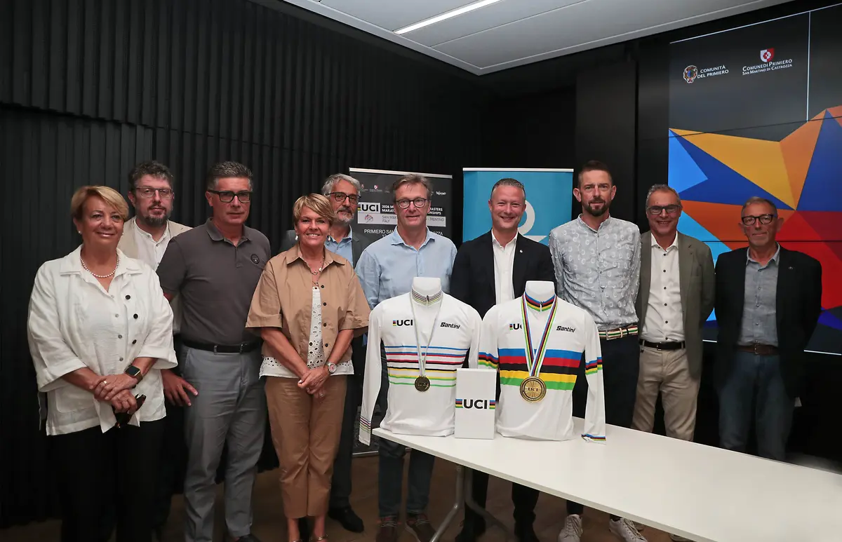 IL MONDIALE MARATHON MTB IN VALLE DI PRIMIERO. PRESENTATO OGGI A TRENTO L’EVENTO IRIDATO 