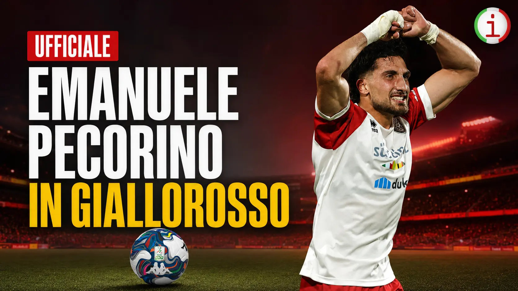 Il Catanzaro é ufficiale Emanuele Pecorino nuovo rinforzo per l’attacco