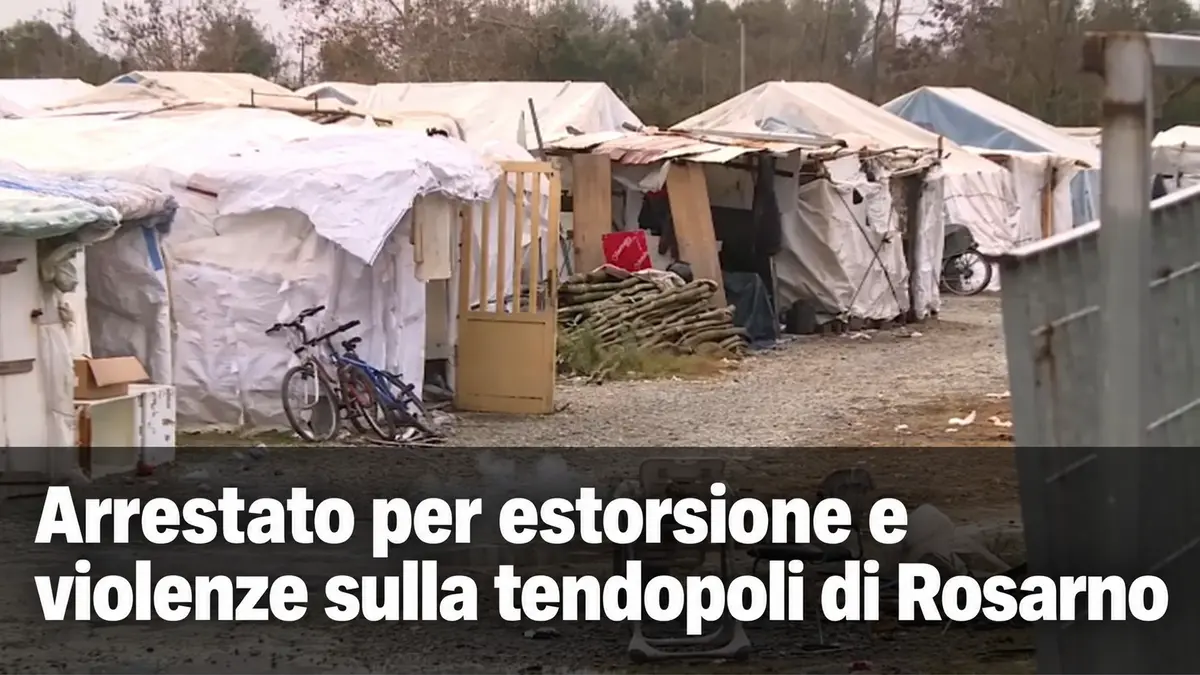 Arrestato per estorsione e violenze sulla tendopoli di Rosarno