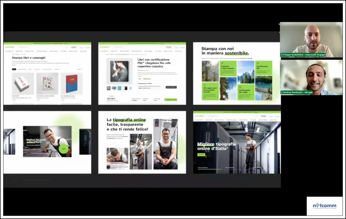 4Graph cresce con il redesign dell’e-commerce:  il caso presentato come best practice a Netcomm
