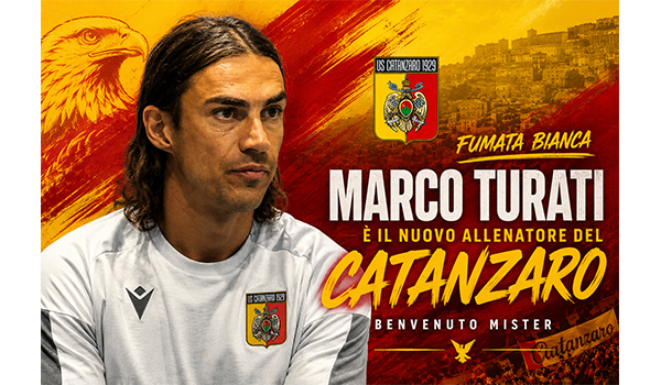 Calcio. Fumata bianca per Turati al Catanzaro: sarà lui il nuovo allenatore dei giallorossi