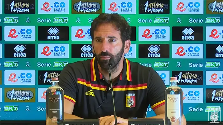 Calcio Catanzaro sconfitto dal Cesena: l'analisi di Mister Fabio Caserta (Video)