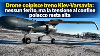 Drone colpisce treno Kiev-Varsavia: nessun ferito, ma la tensione al confine polacco resta alta