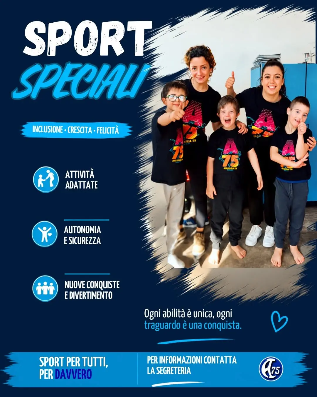 Atletica 75 Cattolica presenta gli Sport Speciali: “Ogni conquista conta”