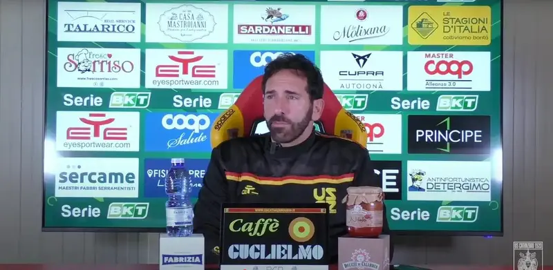 Le dichiarazioni di mister Caserta alla vigilia di Catanzaro-Cittadella (Video)