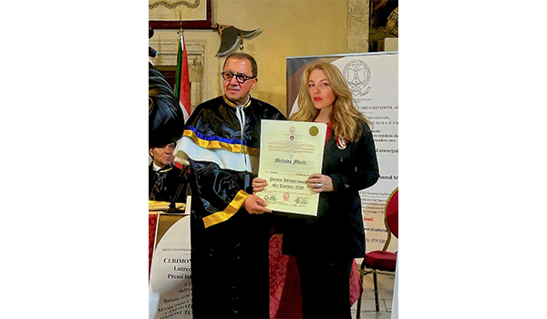 A Melinda Miceli il Premio ISFOA alla Carriera 2026