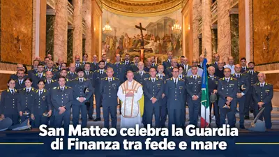 San Matteo celebra la Guardia di Finanza tra fede e mare