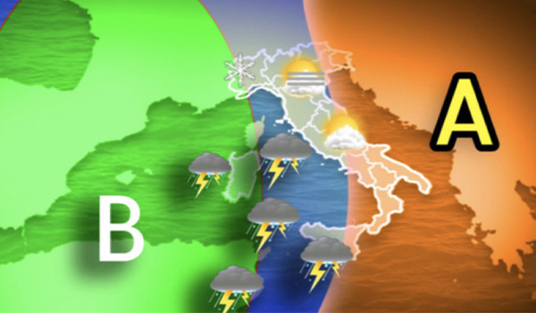 Previsionu Meteo: anticiclone in cedimento, tornano piogge e neve nella nuova settimana