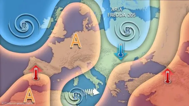Meteo weekend: vortice nordafricano in risalita, piogge e temporali tra Sicilia e Calabria