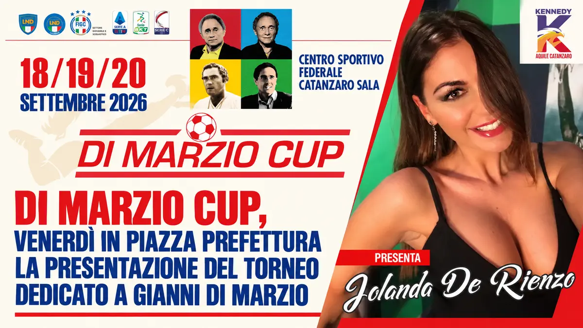 Di Marzio Cup, venerdì in piazza prefettura la presentazione del torneo dedicato a Gianni Di Marzio